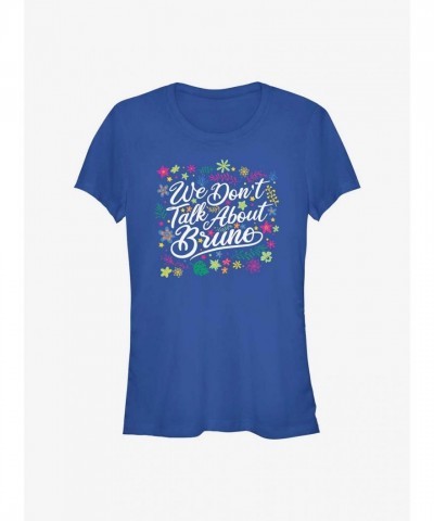 Disney Encanto Bruno Cartoon Graphic T-Shirt for Girls - Blue