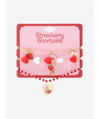 Strawberry Shortcake Charm Bracelet Set for Girls