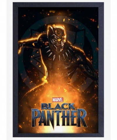 Marvel Black Panther Framed Spark Poster - 13x19 inches