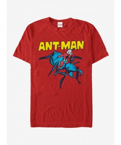 Marvel's Ant-Man Red T-Shirt for Men - Classic Comic Art