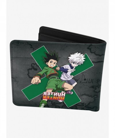 Hunter x Hunter Officially Licensed Gon and Killua Wallet & Keychain Gift Set