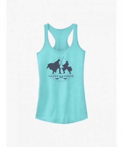 Star Wars Unfinished Business Obi-Wan Kenobi Girls Tank Top - Blue