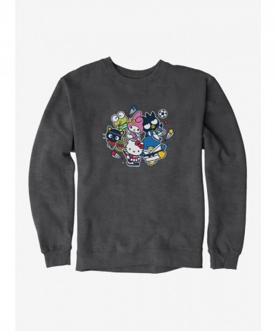 Hello Kitty Sporty Crewneck Sweatshirt for Men