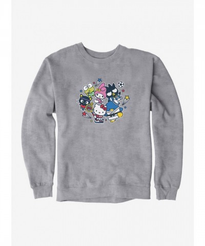 Hello Kitty Sporty Crewneck Sweatshirt for Men