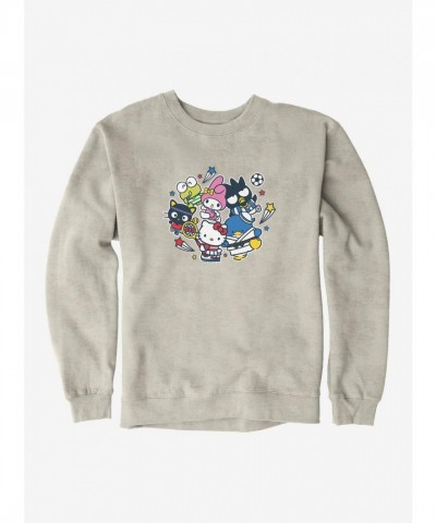 Hello Kitty Sporty Crewneck Sweatshirt for Men