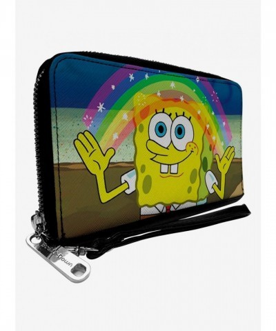 Spongebob Squarepants Rainbow Imagination Vegan Leather Wallet