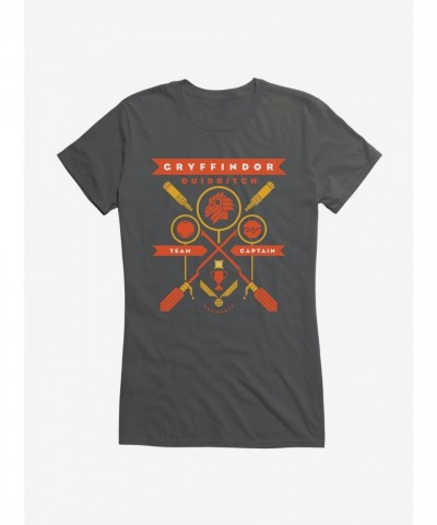 Harry Potter Gryffindor Quidditch Captain Tee for Girls