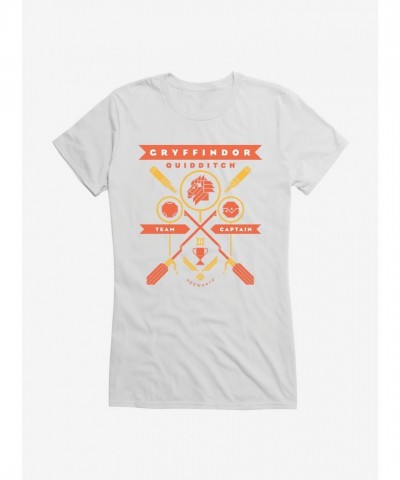 Harry Potter Gryffindor Quidditch Captain Tee for Girls