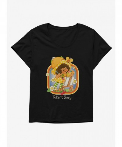 Strawberry Shortcake Orange Blossom Relaxed Fit Girls Plus Size Tee
