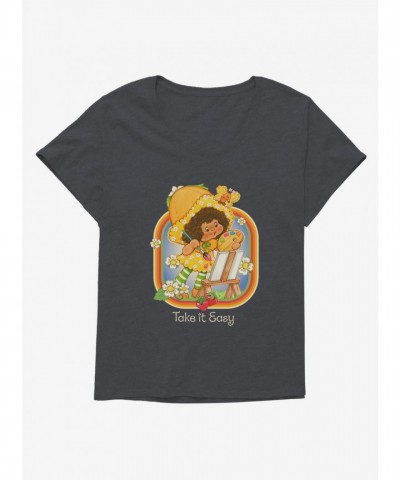 Strawberry Shortcake Orange Blossom Relaxed Fit Girls Plus Size Tee