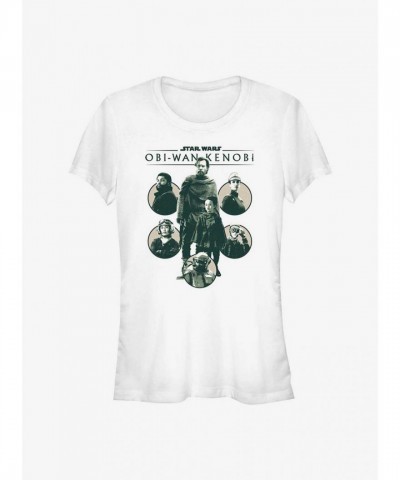 Star Wars Obi-Wan Kenobi Rescue Squad T-Shirt for Girls - White