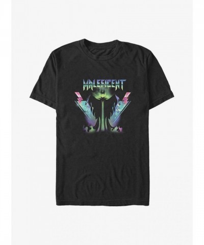 Maleficent Metal Rock T-Shirt for Big & Tall Men - Black