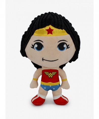 Wonder Woman Corduroy Hair Squeaker Plush Toy for Dogs