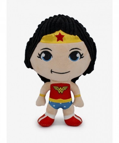 Wonder Woman Corduroy Hair Squeaker Plush Toy for Dogs