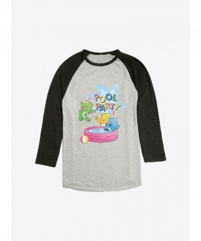Care Bears Swim Party Raglan Tee - Men's Black