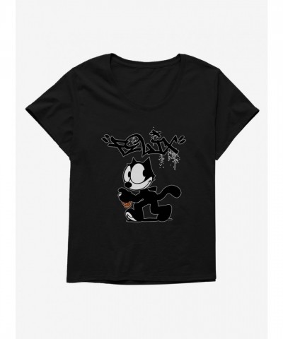 Felix The Cat Graphic Tee for Girls - Plus Size Cotton T-Shirt