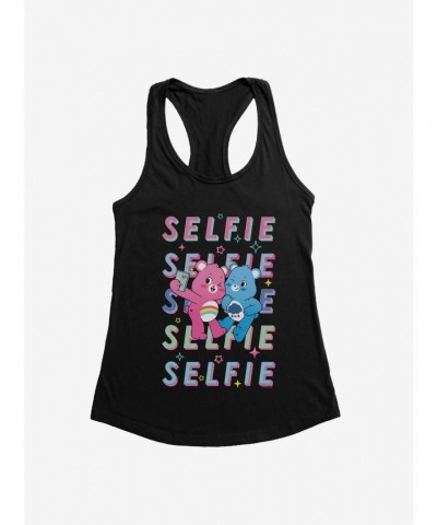 Care Bears Grumpy And Cheer Cartoon Tank Top for Girls - Black