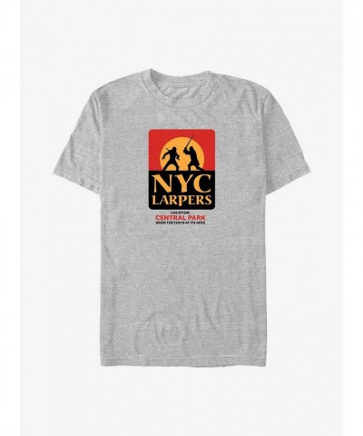 Marvel Hawkeye NYC LARP T-Shirt - Comfortable Grey Men's Size