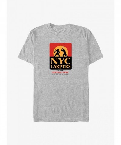 Marvel Hawkeye NYC LARP T-Shirt - Comfortable Grey Men's Size