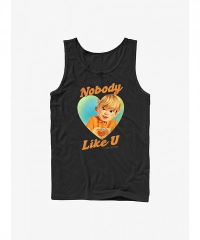 Disney Pixar Turning Red Tae Young Men's Cotton Tank Top - Black