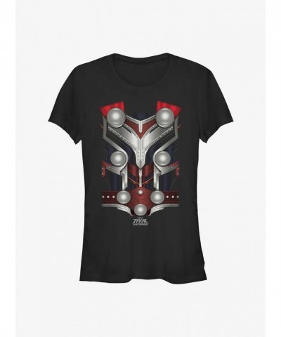 Marvel Lady Thor Shirt for Girls - Lightweight Cotton T-Shirt - Black