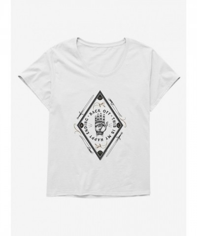 The School For Good And Evil Plus Size Tee - Back Off Girls - White