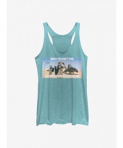Star Wars Droids Themed Girls Tank Top - Blue