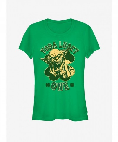 Star Wars Green Lucky One Girls T-Shirt