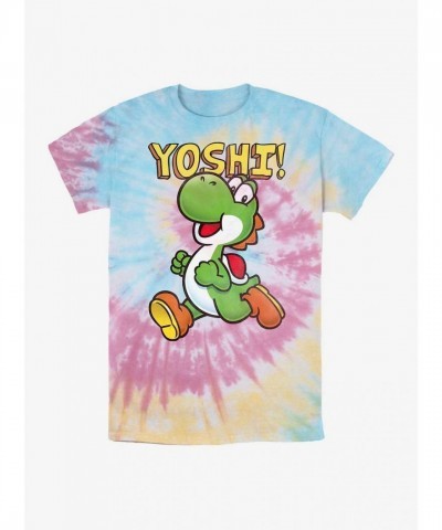 Nintendo It's Yoshi Tie Dye Lightweight T-Shirt - Unisex Multi
