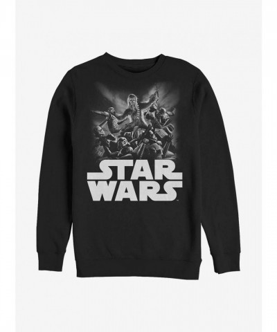 Star Wars Men's King of the Mountain Fleece Sweatshirt - Black