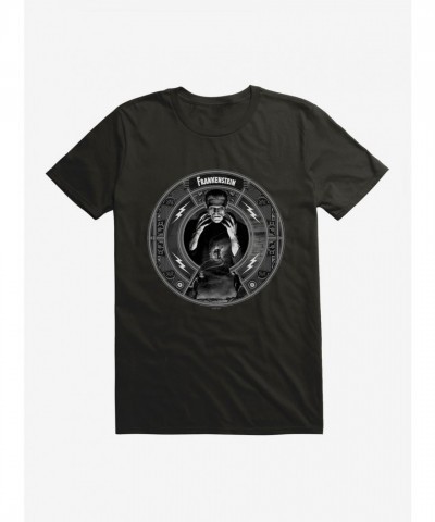 Frankenstein Monster Graphic T-Shirt for Men - Black & White Design
