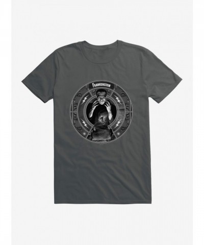 Frankenstein Monster Graphic T-Shirt for Men - Black & White Design