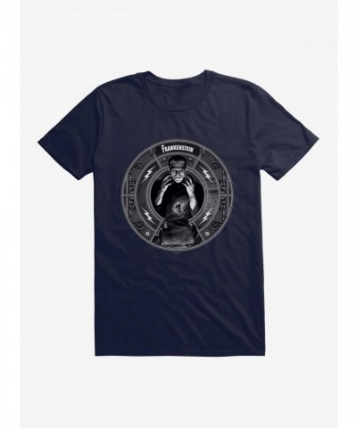Frankenstein Monster Graphic T-Shirt for Men - Black & White Design