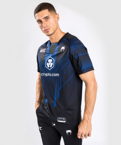 VENUM Authentic UFC Fight Night Jersey - Men's Midnight Blue Performance Top