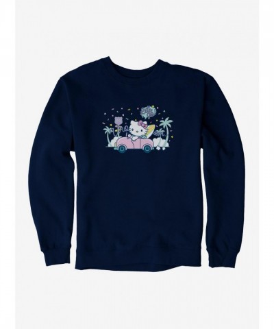 Hello Kitty Retro Kawaii Vacation Unisex Sweatshirt