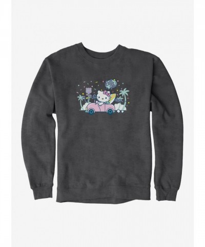 Hello Kitty Retro Kawaii Vacation Unisex Sweatshirt