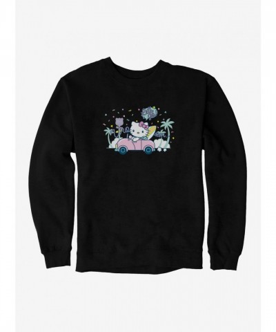 Hello Kitty Retro Kawaii Vacation Unisex Sweatshirt
