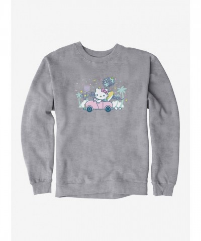 Hello Kitty Retro Kawaii Vacation Unisex Sweatshirt