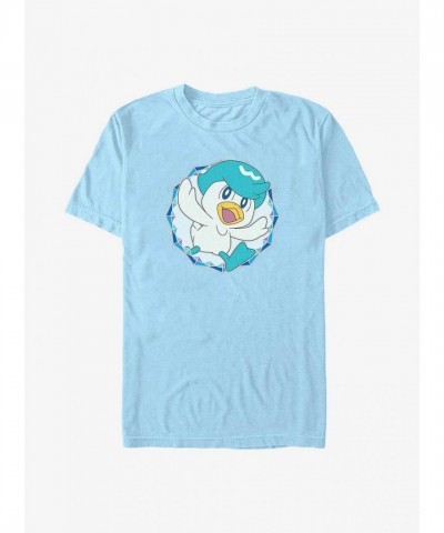 Pokemon Quaxly Sparkle Tee - Lightweight Blue Men's
