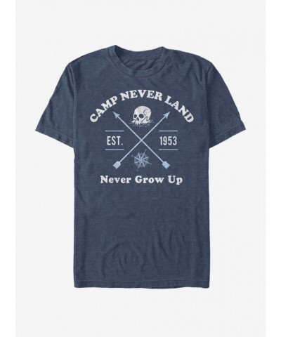 Disney Peter Pan Never Land Shirt for Men - Blue Counselor Design