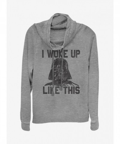 Star Wars Grey Lightweight Cowl Neck Top for Girls