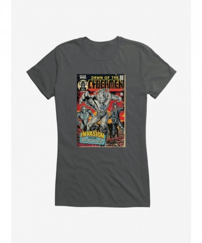 Doctor Who Cybermen T-Shirt for Girls - Lightweight Cotton Junior Sizes