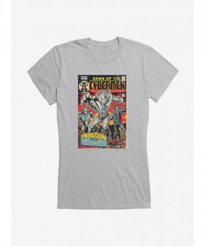 Doctor Who Cybermen T-Shirt for Girls - Lightweight Cotton Junior Sizes