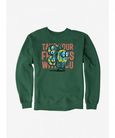 Minions Friends Heavyweight Fleece Sweatshirt - Unisex Green