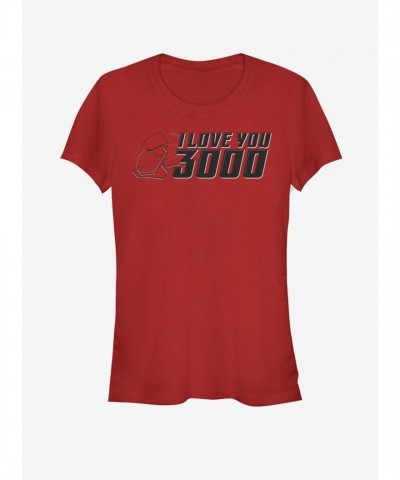 Marvel Girls Avengers Endgame Love Helmet T-Shirt - Red