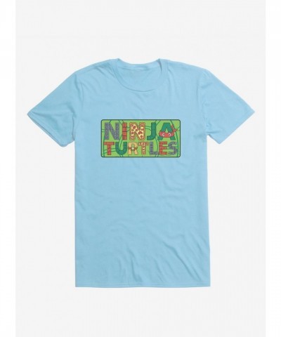 Teenage Mutant Ninja Turtles Green Pattern Letter Tee for Men