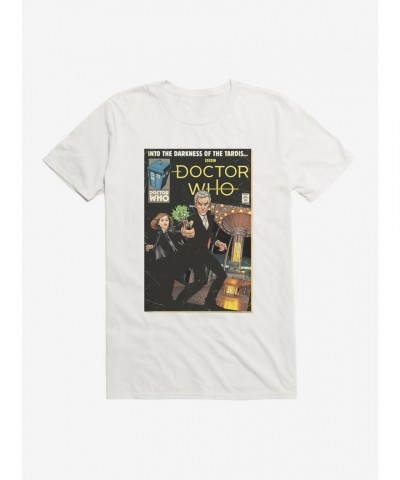 Doctor Who 12th Doctor T-Shirt - Darkness of the TARDIS - White Men's
