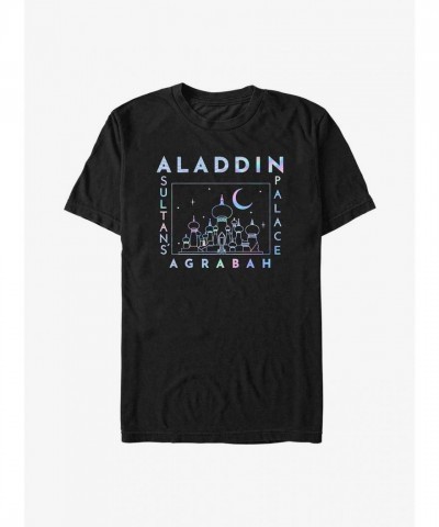 Disney Aladdin Agrabah Graphic Tee - Black Men's