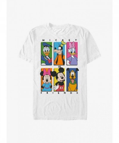 Disney Mickey Mouse Friends Soft T-Shirt - Men's White