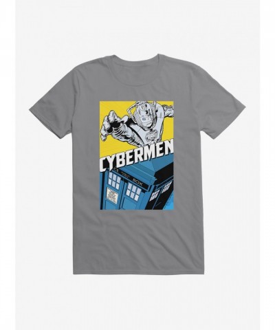 Doctor Who Cybermen Tardis Men's Lightweight Cotton T-Shirt